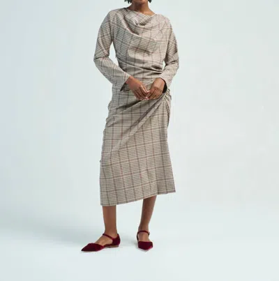 Dries Van Noten Didi Dress In Beige In Gray