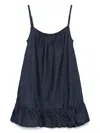 Dries Van Noten Women Diley Denim Mini Dress In Blue