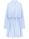 Dries Van Noten Suit With Belted Waist And Button-down Front