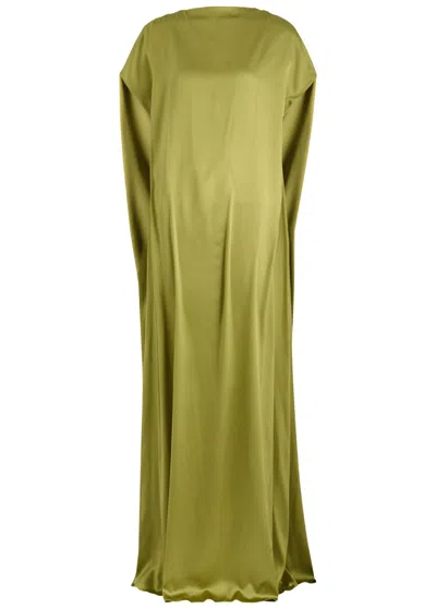 Dries Van Noten Floor-length Dress In Green