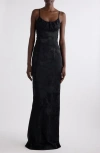 Dries Van Noten Womens Black Dirios Sleeveless Jacquard Woven Maxi Dress In Black