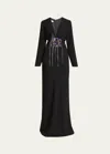 DRIES VAN NOTEN DOFILIA BEADED CRYSTAL DETAIL DRESS