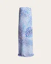 Dries Van Noten Doja Printed Strapless Long Dress