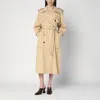 Dries Van Noten Risto Washed Cotton Poplin Trench Coat