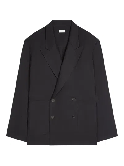 Dries Van Noten Doppelreihiges Sakko In Black