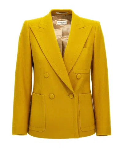 DRIES VAN NOTEN DRIES VAN NOTEN BEAUME DOUBLE-BREASTED BLAZER