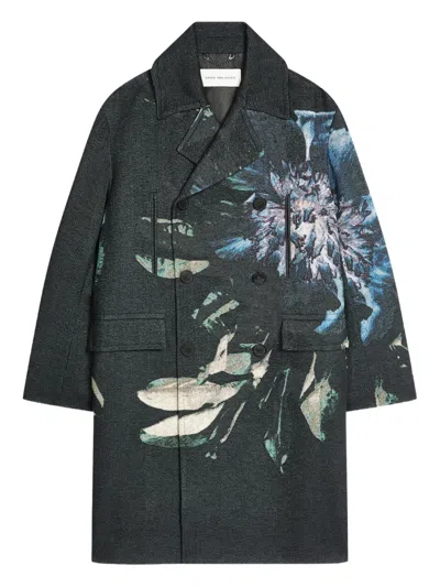 DRIES VAN NOTEN DOUBLE-BREASTED COAT