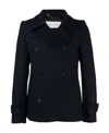 Dries Van Noten Double-breasted Coat In Black