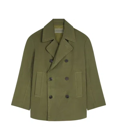 DRIES VAN NOTEN DRIES VAN NOTEN DOUBLE-BREASTED SHORT COAT