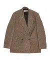 Dries Van Noten Double-breasted Jacket In Brown