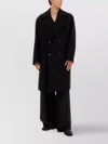 Dries Van Noten Double Breasted Long Coat Pockets In Multi