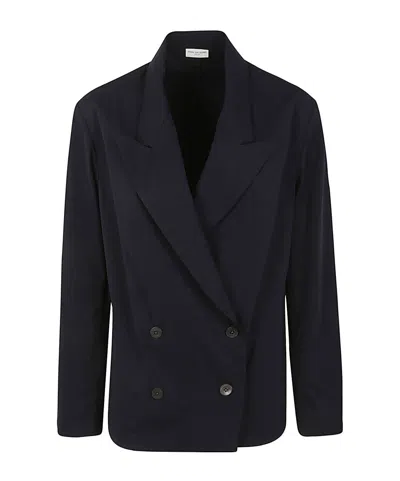 DRIES VAN NOTEN DRIES VAN NOTEN DOUBLE-BREASTED LONG SLEEVED BLAZER