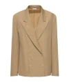 Dries Van Noten Cotton Jacket Double Breasted Design Long Sleeves