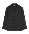 Dries Van Noten Double-breasted Suit Jacket In Blue