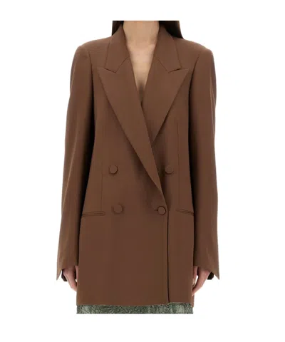 DRIES VAN NOTEN DOUBLE-BREASTED SUIT JACKET