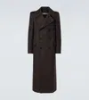 Dries Van Noten Mantel Aus Einem Wollgemisch In Brown