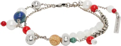 Dries Van Noten Double Chain Charm Bracelet