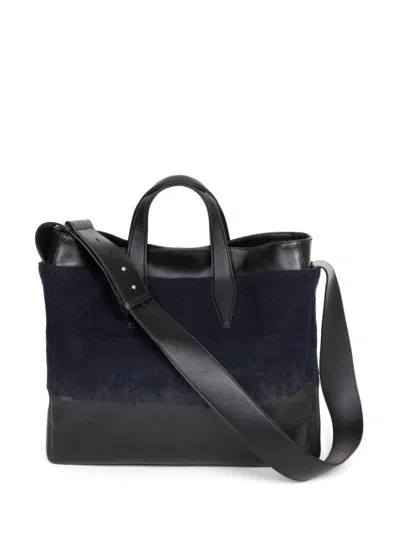 DRIES VAN NOTEN DOUBLE-LAYERED LEATHER BAG