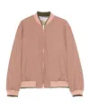 Dries Van Noten Double-sided Zipper Casual Jacket In Pink