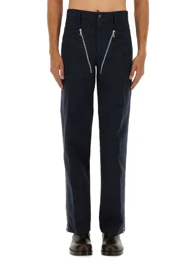 DRIES VAN NOTEN DOUBLE ZIPPER PANTS