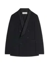 Dries Van Noten Double-breasted Blazer In Black