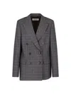 Dries Van Noten Double-breasted Checkered Blazer In Multi