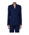 Dries Van Noten Double-breasted Wool Blazer In Black