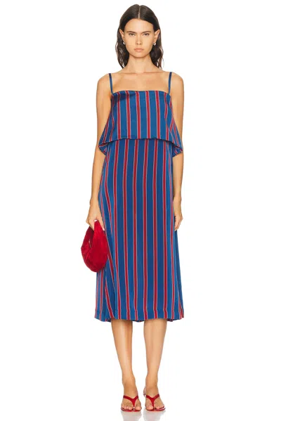 Dries Van Noten Dour Dress In Blue