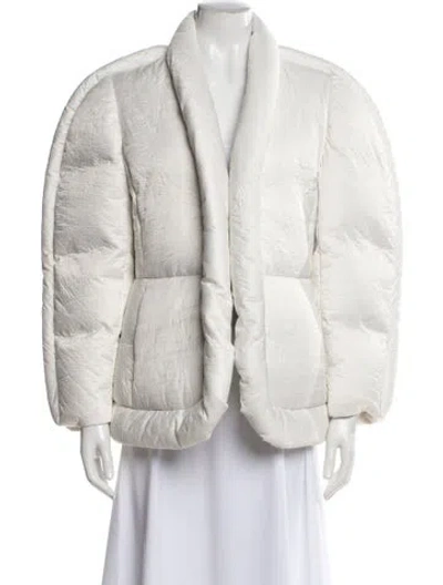 Pre-owned Dries Van Noten Down Jacket W/ Tags In White