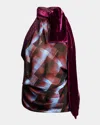 Dries Van Noten Draped Halter Top With Scarf In Multi