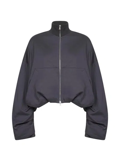 DRIES VAN NOTEN DRAPED JERSEY JACKET