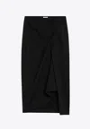 Dries Van Noten Draped Midi Skirt