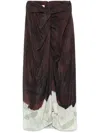 DRIES VAN NOTEN DRAPED SKIRT