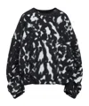 Dries Van Noten Hannet Sweater Abstract Pattern In Black