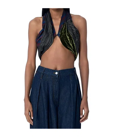 DRIES VAN NOTEN DRAPED TOP
