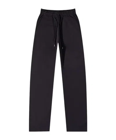 Dries Van Noten Drawstring Casual Pants In Blue