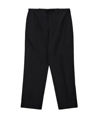 Dries Van Noten Drawstring Casual Pants In Black