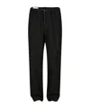 Dries Van Noten Drawstring Casual Pants In Black
