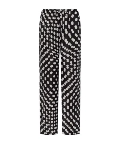 Dries Van Noten Drawstring Casual Pants In Black