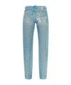 Dries Van Noten Drawstring Casual Pants In Blue