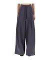 Dries Van Noten Drawstring Casual Pants In Purple