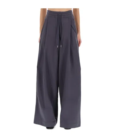 Dries Van Noten Drawstring Casual Pants In Purple