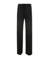 Dries Van Noten 'classic Pleated Straight Leg Trousers' In Black