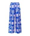 Dries Van Noten Drawstring Casual Trousers In Blue