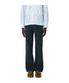 Dries Van Noten Men Drawstring Cotton Pants In Black