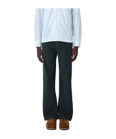 DRIES VAN NOTEN DRAWSTRING COTTON PANTS