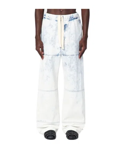 DRIES VAN NOTEN DRAWSTRING JEANS