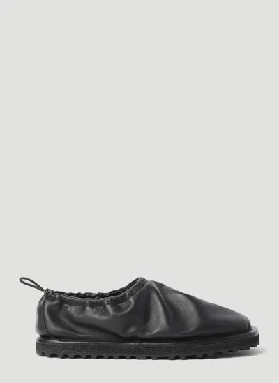 Dries Van Noten Drawstring Slipper Shoes In Black