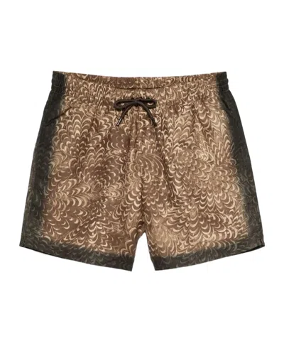 Dries Van Noten Boxer Swimsuit In Ocr