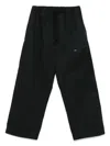 Dries Van Noten Drawstring Trousers In Black